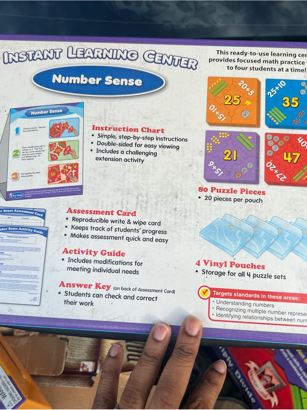 Lakeshore Instant Learning Center - Number Sense (Multi-Color) - Picture 3 of 3